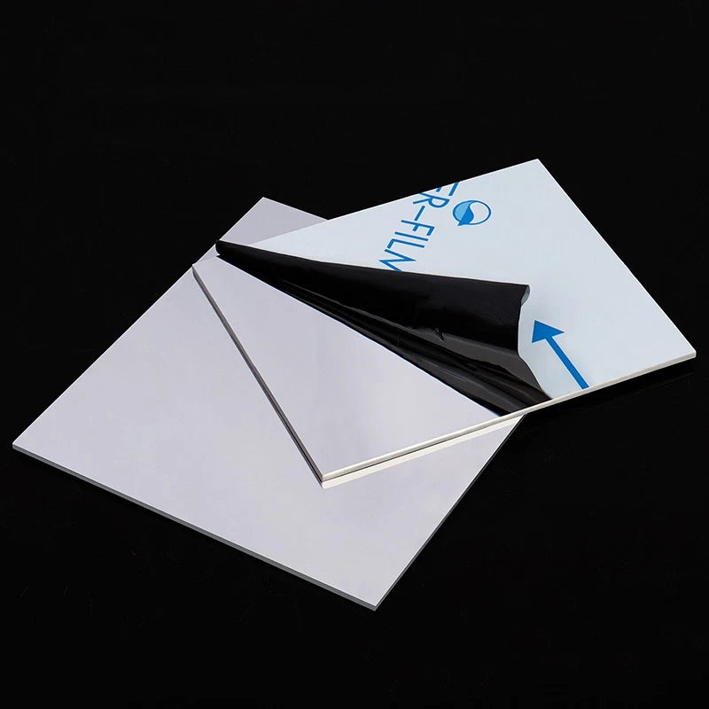 201 Stainless Steel Mirror Polished Sheet Shiny Metal Plate Thick 0.1mm to 5mm