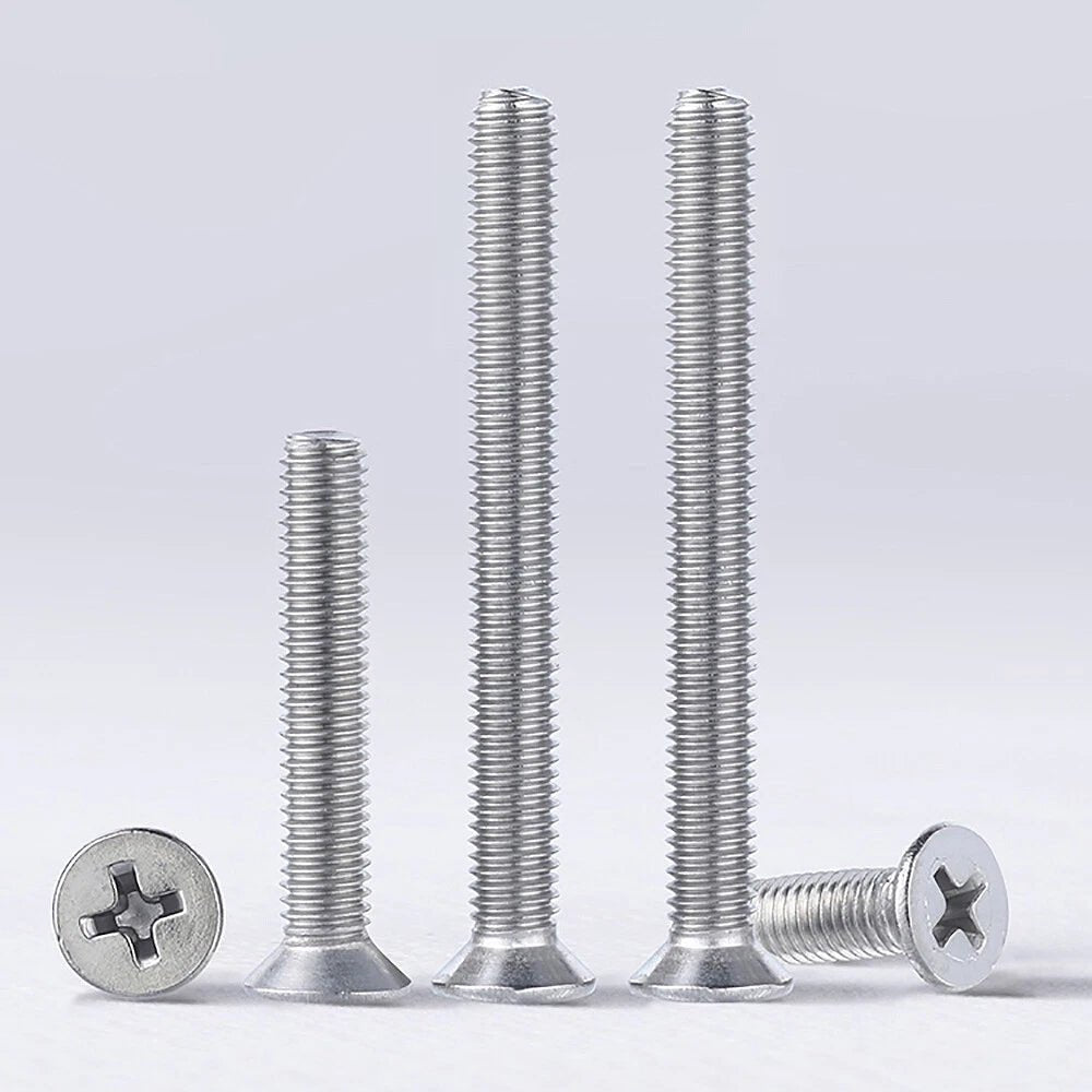 M5 M6 M8 Phillips Countersunk Screws 304 Stainless Steel | 30–100mm - HomeDIYer
