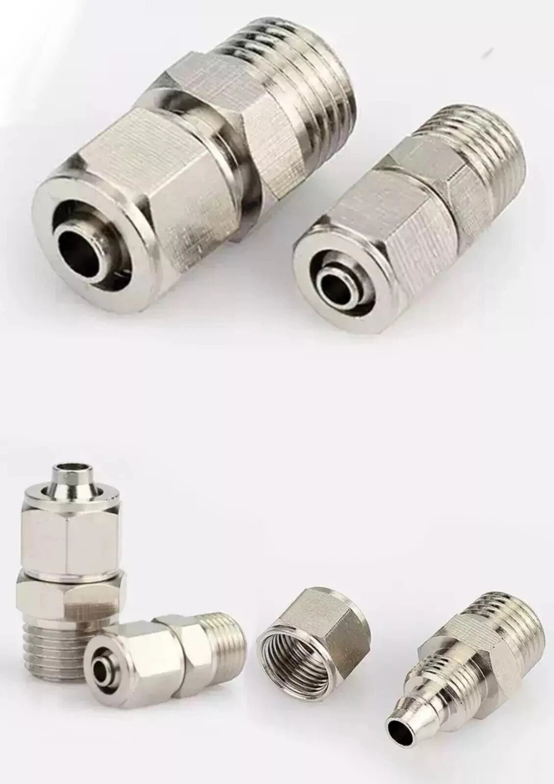 Pneumatic Male Stud Push-to-Connect Hose Fitting | Air Line Quick Coupler Connector