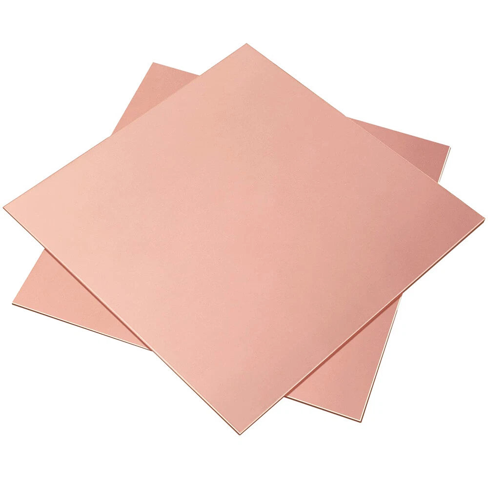 T2 Copper Sheet 0.3 0.5 0.6 0.8 1 2 - 10mm Guillotine Cut Metal Plate Jewellery
