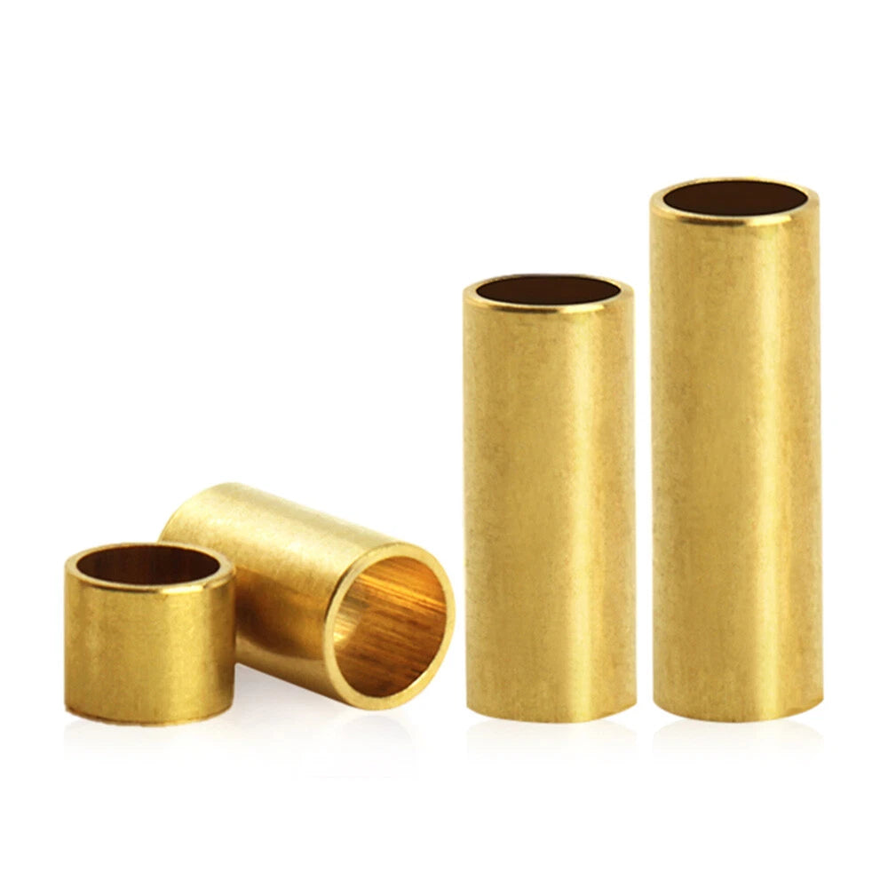 Seamless Brass Round Tube — Inner Dia 2mm to 5mm, Multiple Lengths