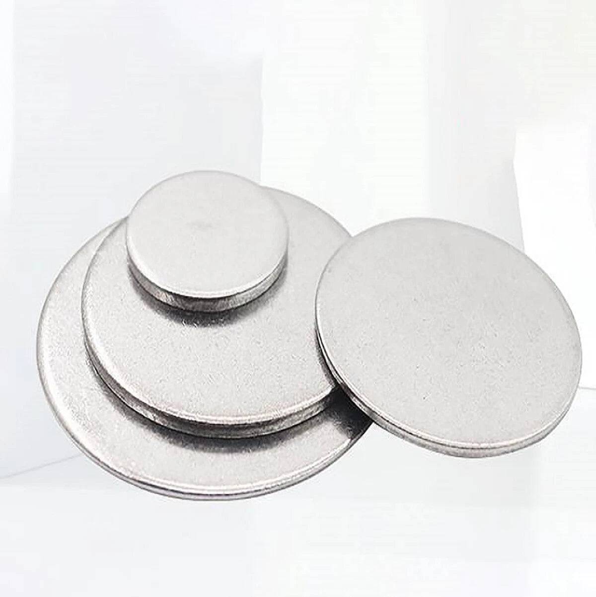 304 Stainless Steel Round Discs Sheet Plate Dia 150/200/250/300mm, Thick 1mm~3mm