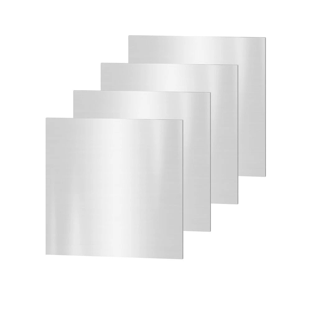304 Stainless Steel Sheet Bright Polish  0.8mm thick，60mm x 500mm （2pcs）