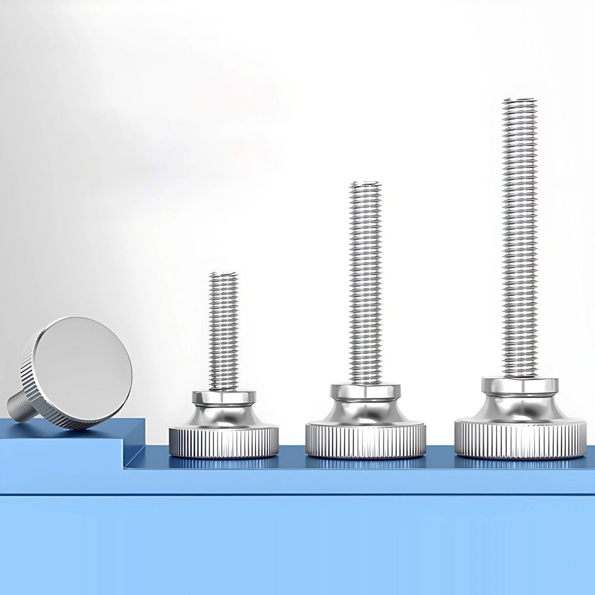 A2 Stainless Steel Knurled Thumb Screws – M2 to M10, Hand Turn Knob Bolts, 4 - 60mm Lengths - HomeDIYer