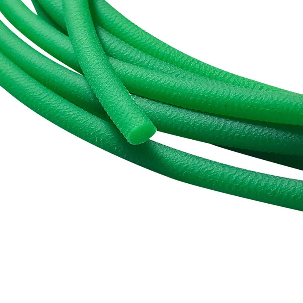 Round Urethane Drive Belt – Rough Surface Green | 1.5mm–18mm Diameter, 1M–50M Length