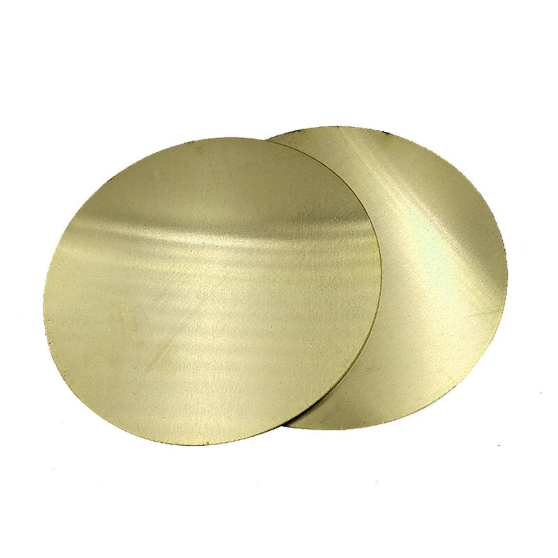 2" 4" 6" 8" Round Brass Disc Sheet Cycle Blank Discs Thick 0.8-3.0mm Customised