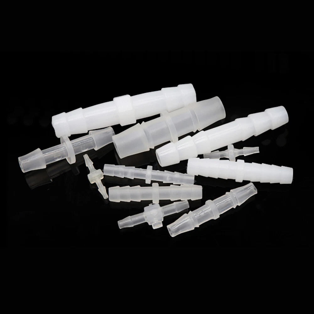 Plastic Straight Barbed Hose Connector — Tubing Joiner for Air & Water Lines, 1.6mm–10mm