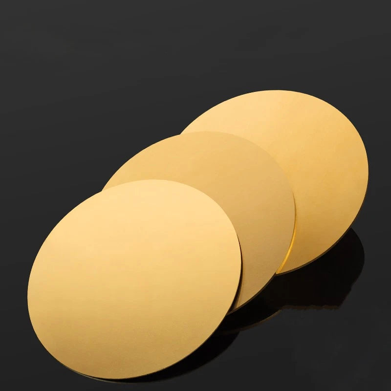 H62 Brass Discs Round Plate Metal Solid Sheets Diameter 50mm to 300mm Blanks