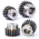 Straight Spur Gear 45# Steel Motor Gears 2Mod 17T 20Pcs and 1Mod 20T 20Pcs