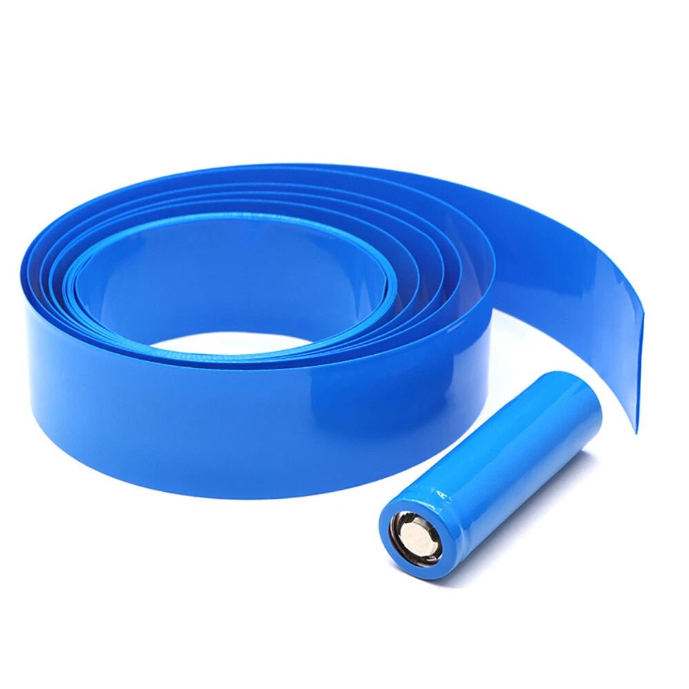 PVC Heat Shrink Tubing for RC Battery Packs — Blue, 7mm–500mm Wide, LiPo NiMH NiCd - HomeDIYer