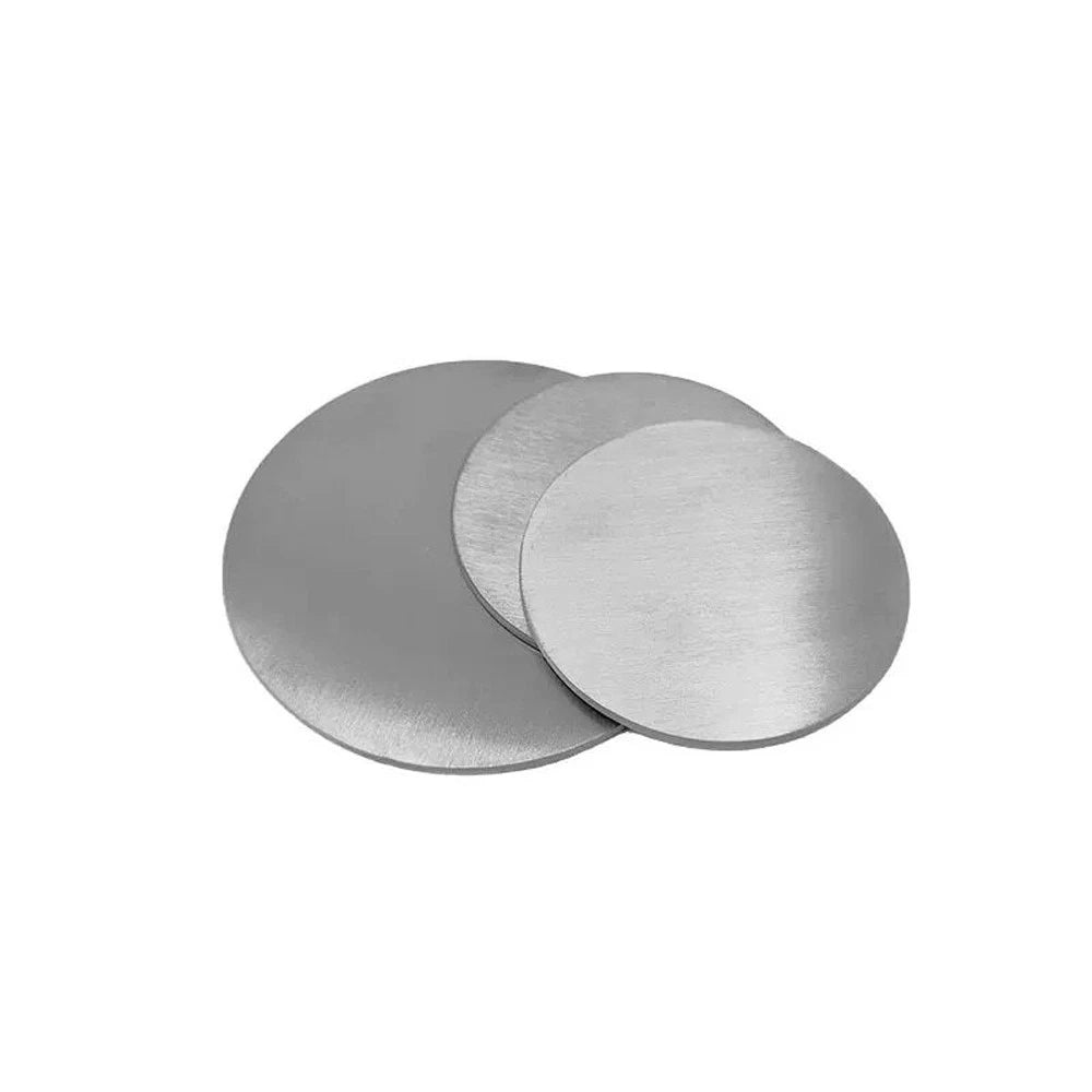 Titanium Metal Sheet Round Sheet GR1/GR2/GR5 Solid Titanium Disc Thick 0.5 -10mm