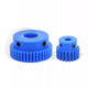1 Mod 60 Teeth Blue Nylon Spur Gear Bore 6mm-20mm Pinion Plastic Gear with Step