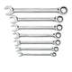 Ratchet Wrench Spanner Combination Fixed Head Wrench Metric 6mm To 32mm