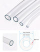 Clear PVC Flexible Tubing 2–8mm ID — Hose Pipe for Water, Air, Fuel, Oil & Aquariums