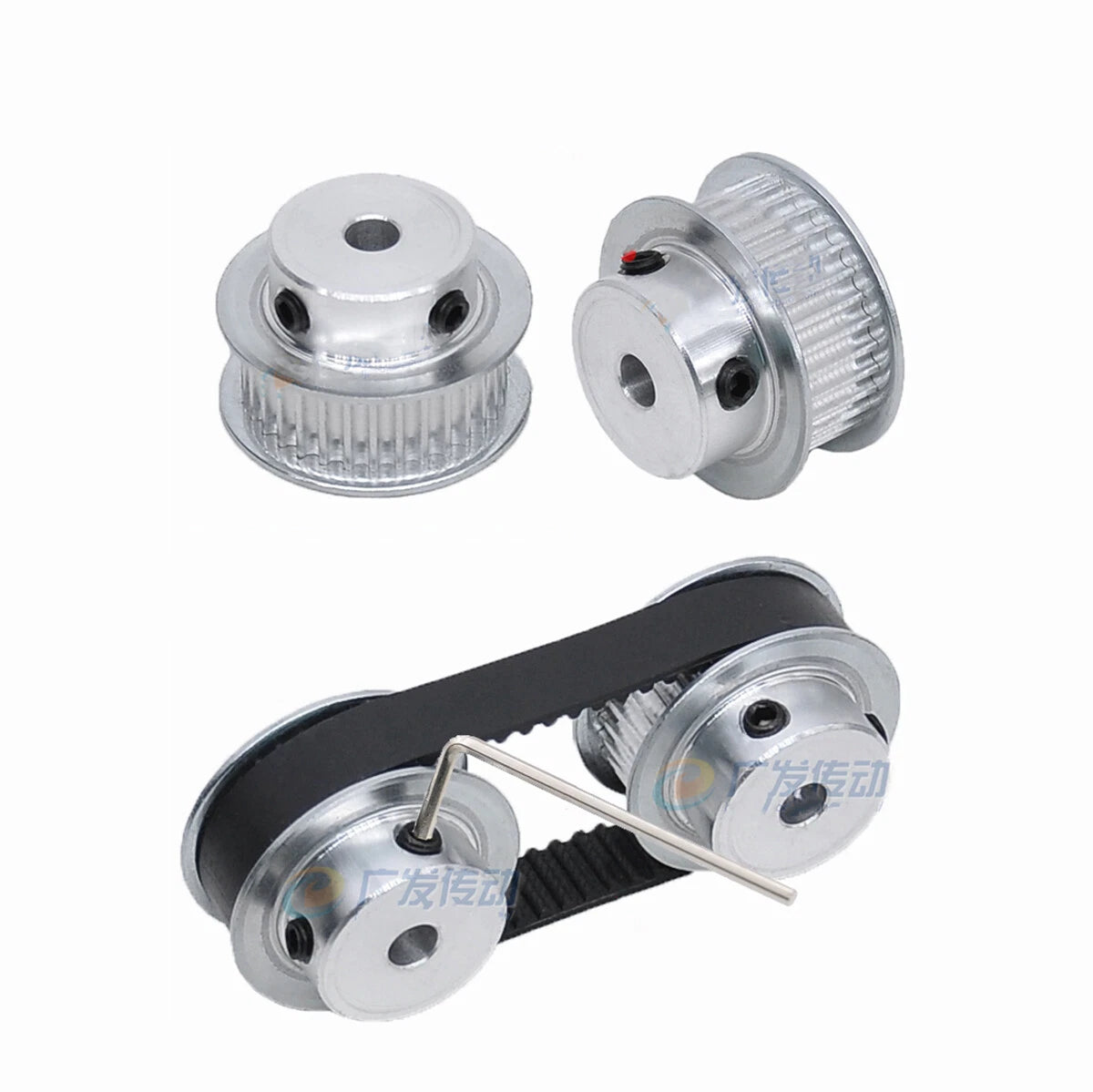 3M-16T Step Timing Pulley Bore 4-8mm Synchronous Wheel for Reprap 3D Printer CNC