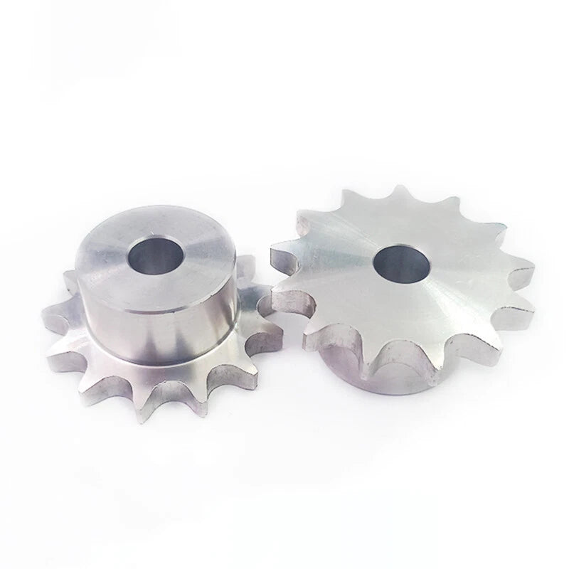 304 SS Roller Chain Drive Sprocket 3/8" 06B 10T - 30T Pitch 9.252mm Rough Bore
