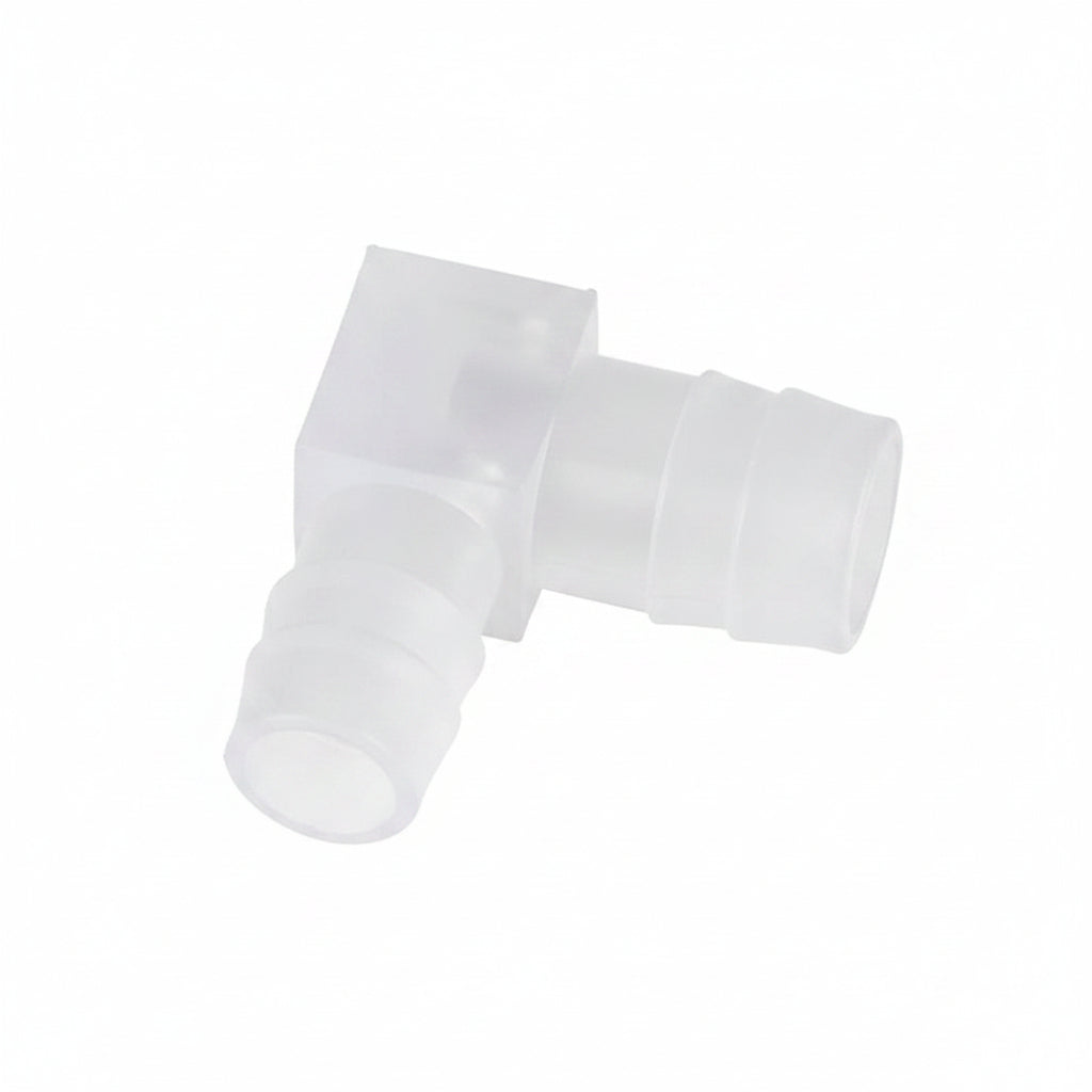 90° Elbow Plastic Barbed Joiner Reducer Connector Pipe Tube Hose Water 1.6-25mm