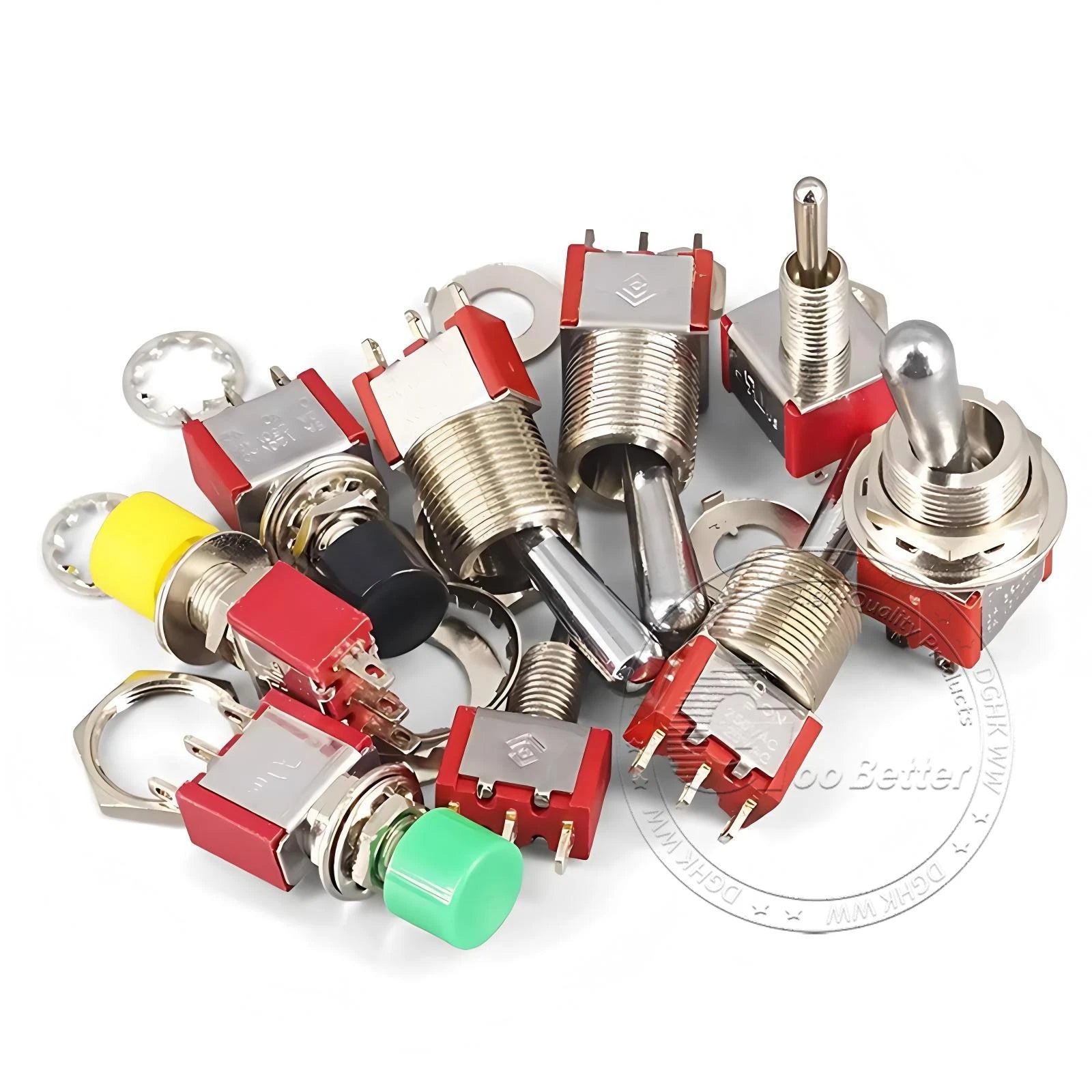 Miniature Toggle Switch — SPST/SPDT, 2–12 Pin, MTS/E-TEN/RLS Series, 79 Types