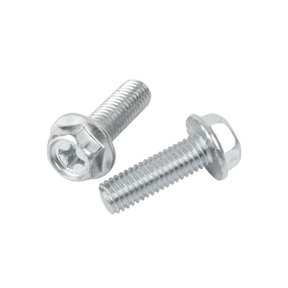 Phillips Hex Flange Screws 304 Stainless Steel M3–M8 | Dentate & Flat Flange - HomeDIYer