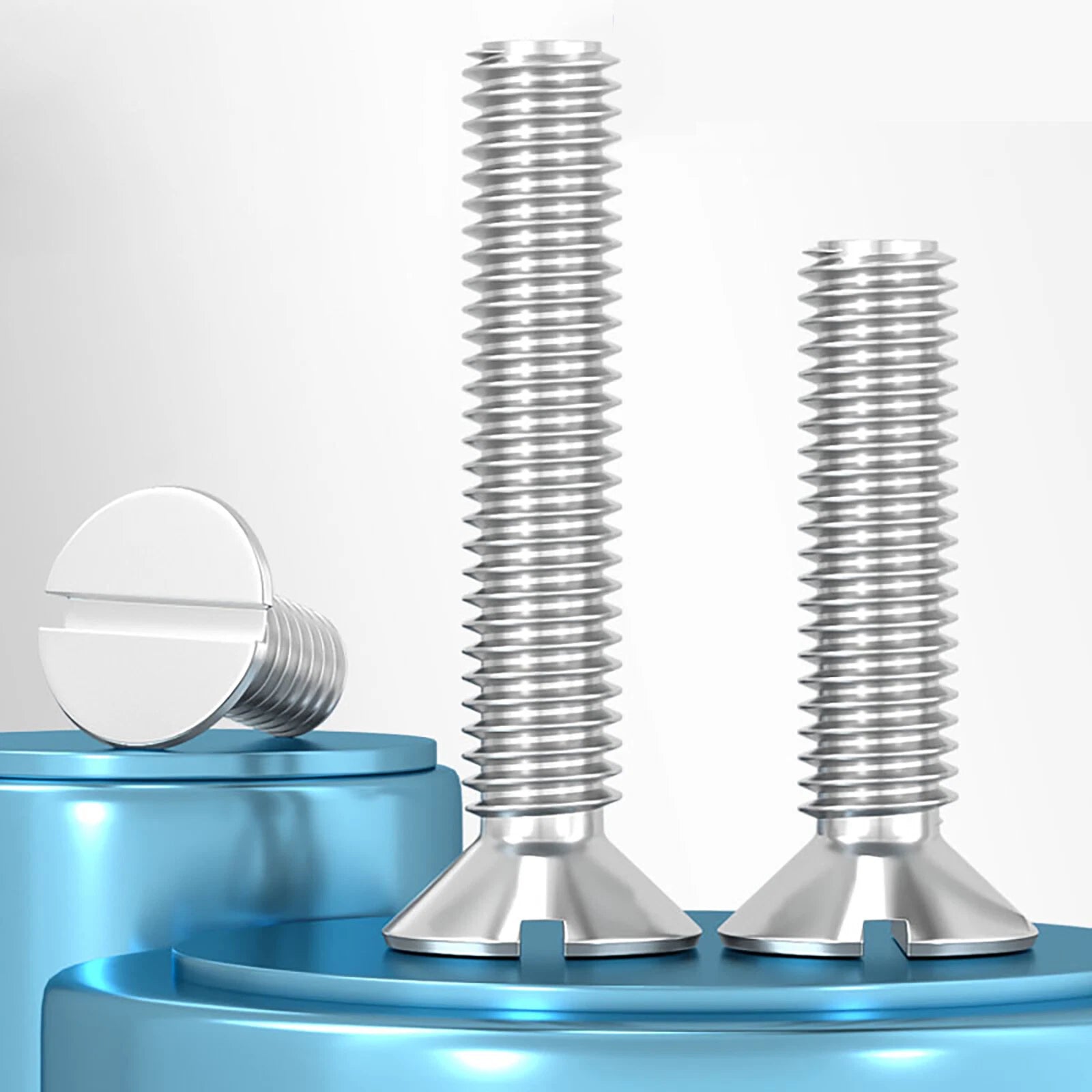 Countersunk Slotted Machine Screws M2–M8 | A2 Stainless Steel DIN 963
