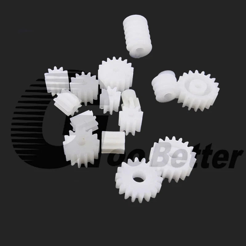 Plastic Spindle Gear Module 0.5 Mod Spur Gears for Toy Parts Car Motor Robot DIY