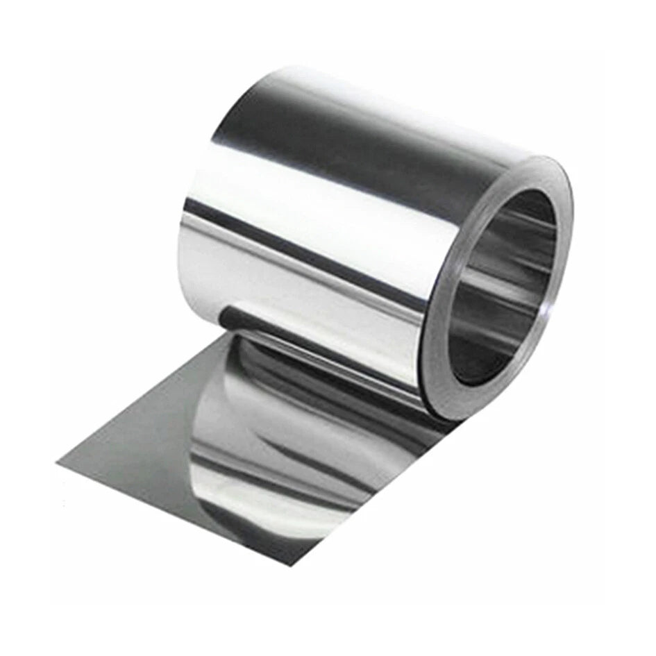 0.01mm-0.1mm Thick 304 Stainless Steel Foil Band Sheet Fine Plate Metal Strip