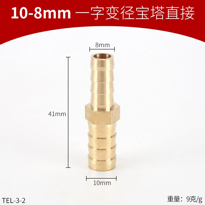 Brass Reducing Hose Fittings – Straight, L, T & Y Connectors for Gas & Air Tube