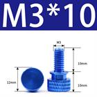 M3 M4 Anodized Aluminum Thumb Screws — Knurled Head Hand Bolts for PC Case, Fishing Rigs & DIY Projects