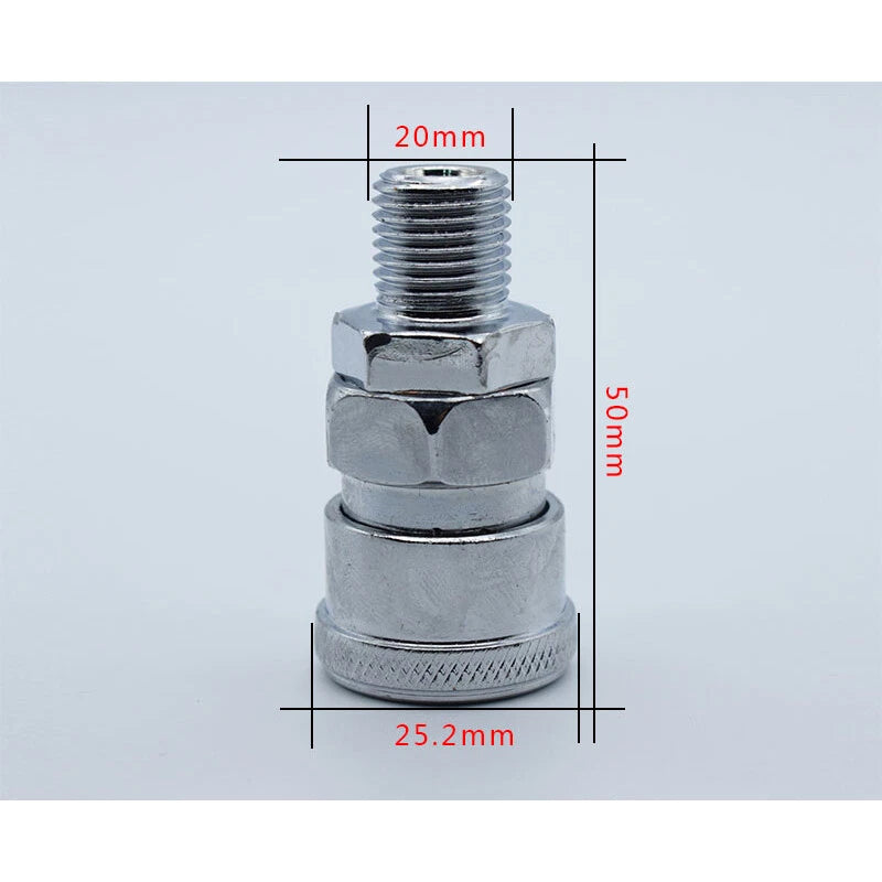 Air Line Hose Coupler Quick Release Female Male Fitting Connector Set Compressor