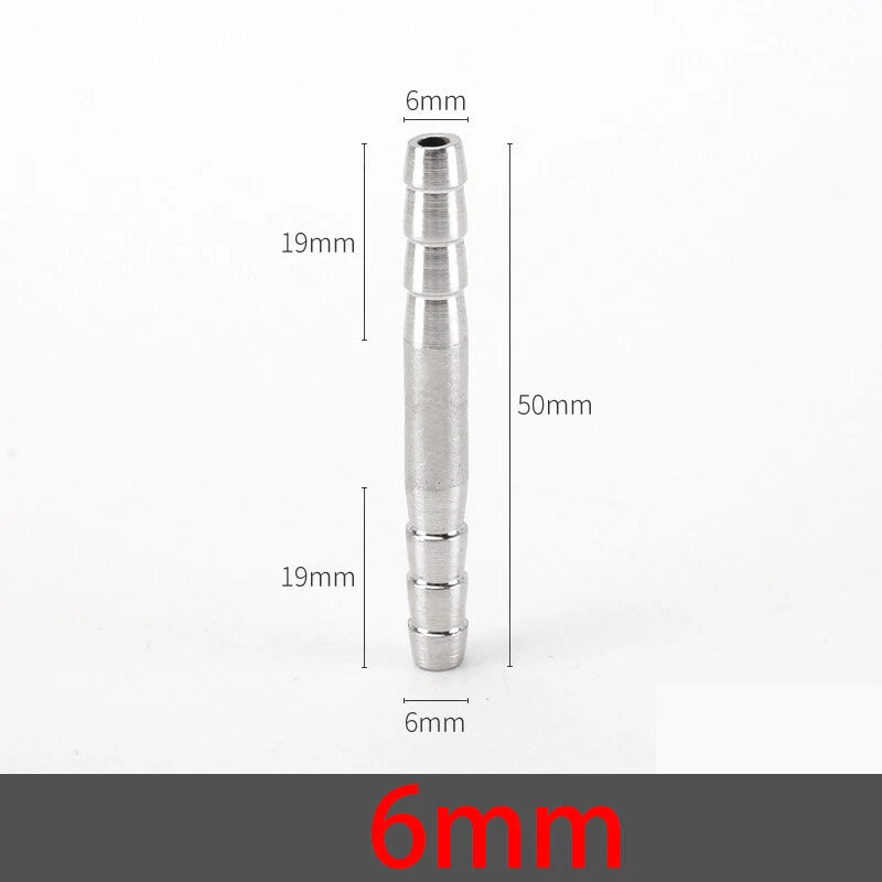 Stainless Steel T Joiner Various Piece Fuel Hose Gas Joiner Tee Connector 6-41mm