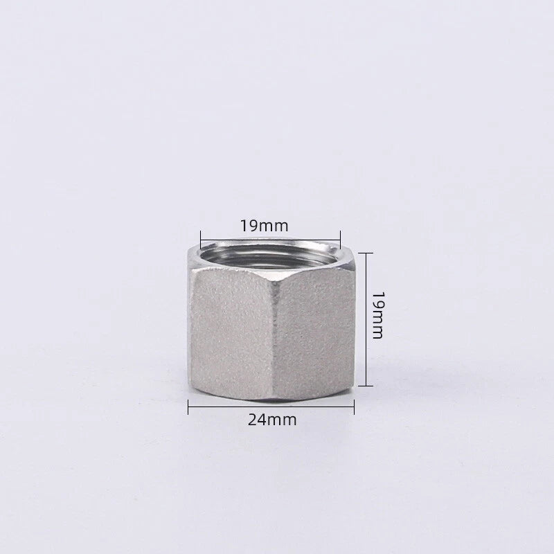 BSP Male Stainless Steel Countersunk End Plug — Internal Hex, 1/4" to 2"