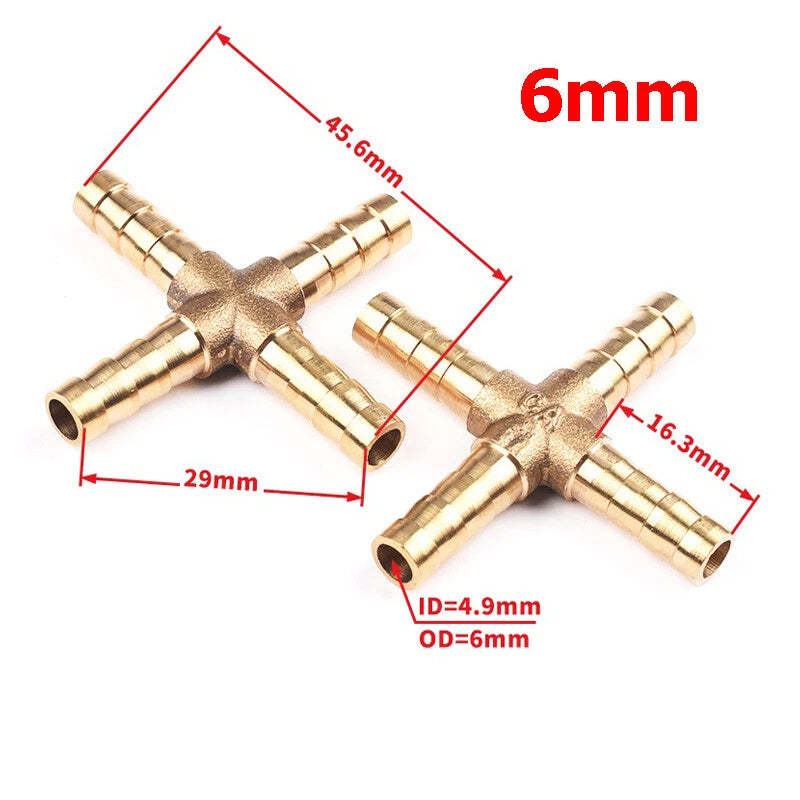 BSP Hose Barb Fittings — Y-Piece, T-Piece, Straight & Elbow Connectors