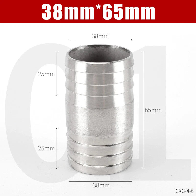 Stainless Steel BSP Hose Tail Connector Fitting — Y / L / T / Inline Type