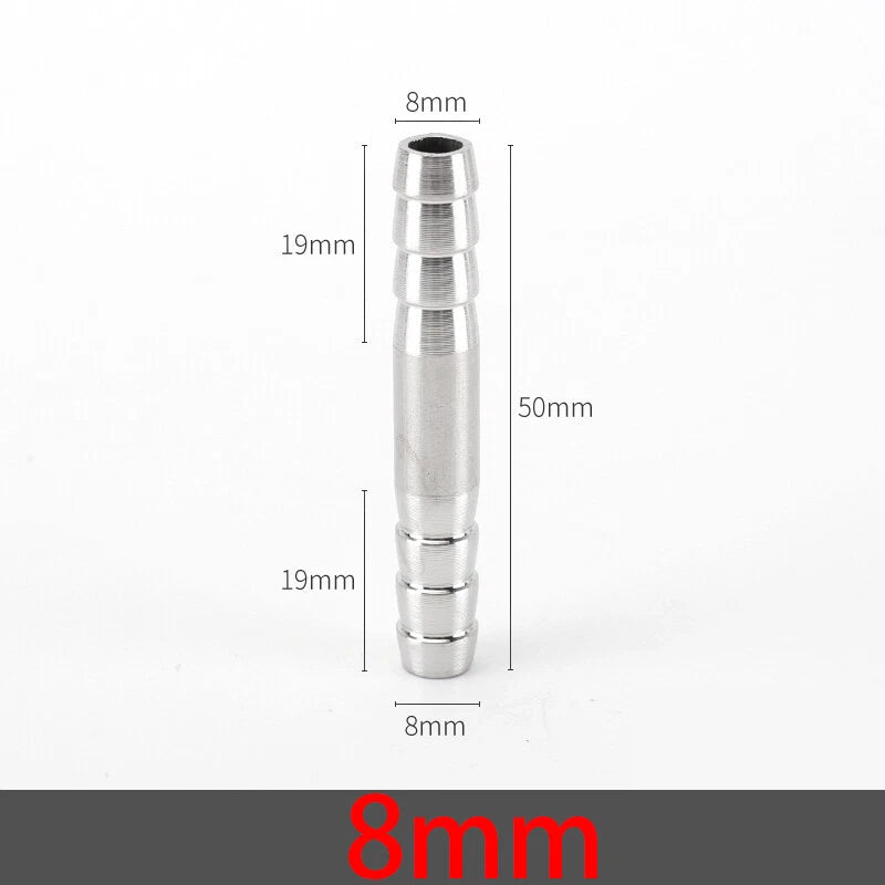 Stainless Steel T Joiner Various Piece Fuel Hose Gas Joiner Tee Connector 6-41mm