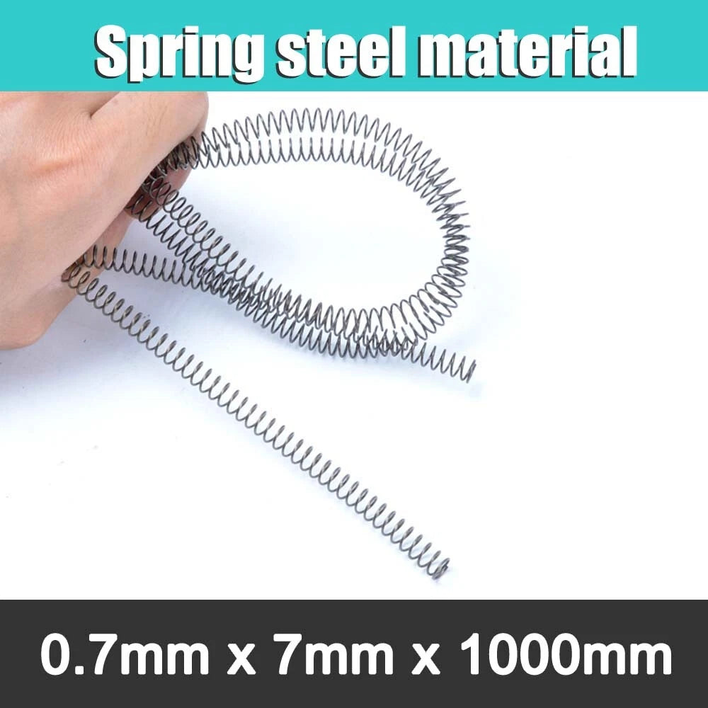 1000mm length Spring Stee Wire 0.3mm-6mm ,OD 6mm-60mm Compression Spring 1 Meter