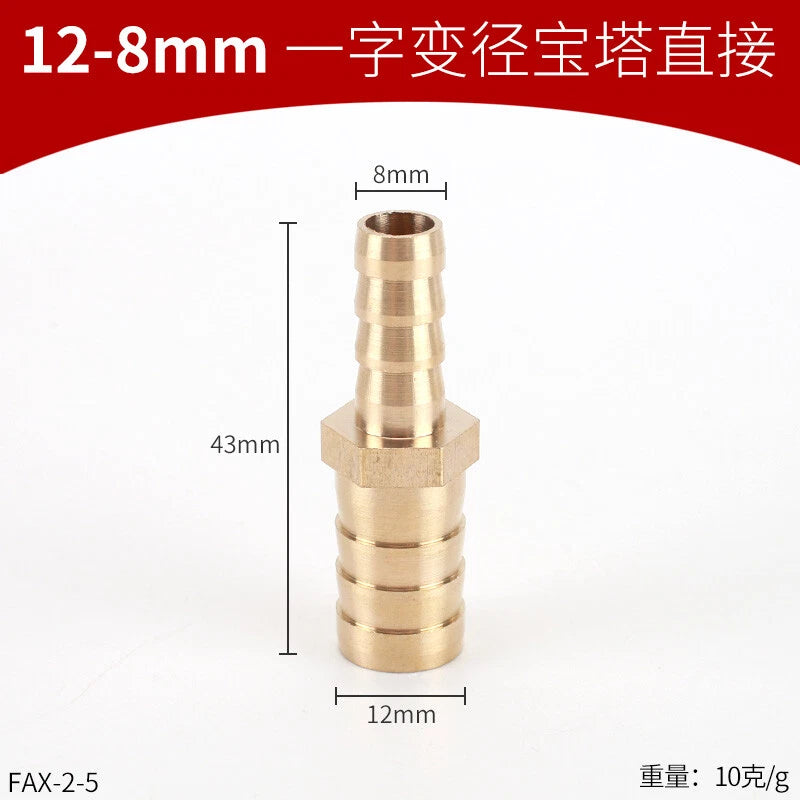 Brass Reducing Hose Fittings – Straight, L, T & Y Connectors for Gas & Air Tube
