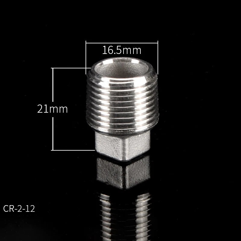 304 Stainless Steel BSP Pipe Plug & Cap Fittings — Male Plugs & Female Blanking Caps