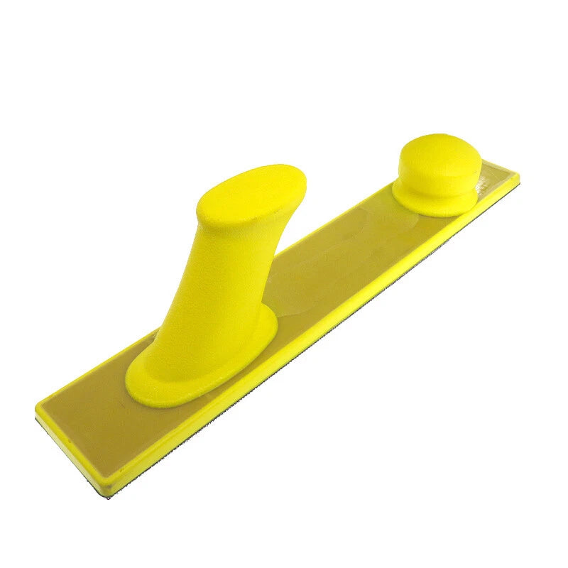 Mouse‑Shaped Hand Sanding Block — Ergonomic Foam Grip with Hook & Loop Base for Standard Sanding Discs