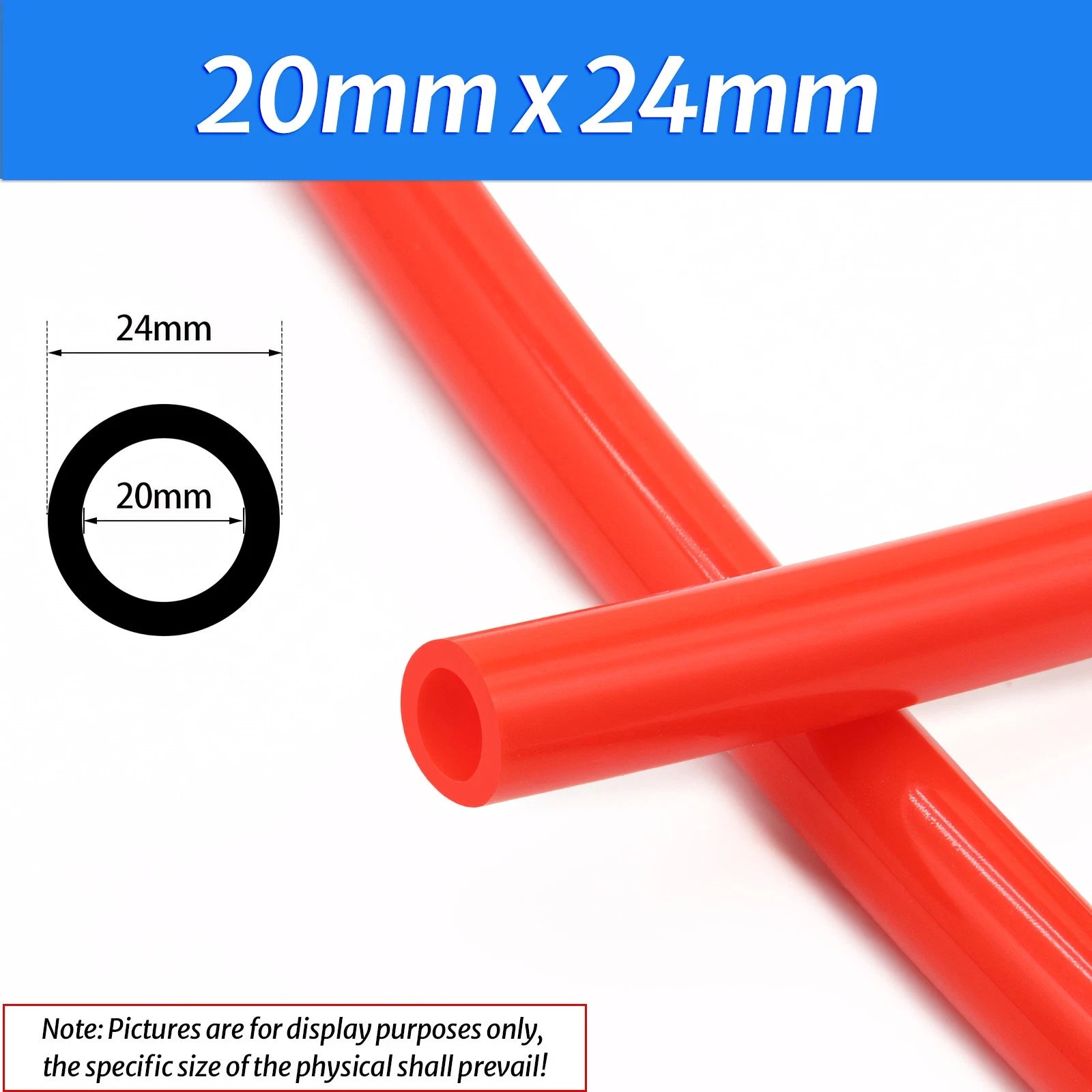 Food Grade Red Silicone Rubber Tube Hose Pipe | ID 0.5mm–25mm