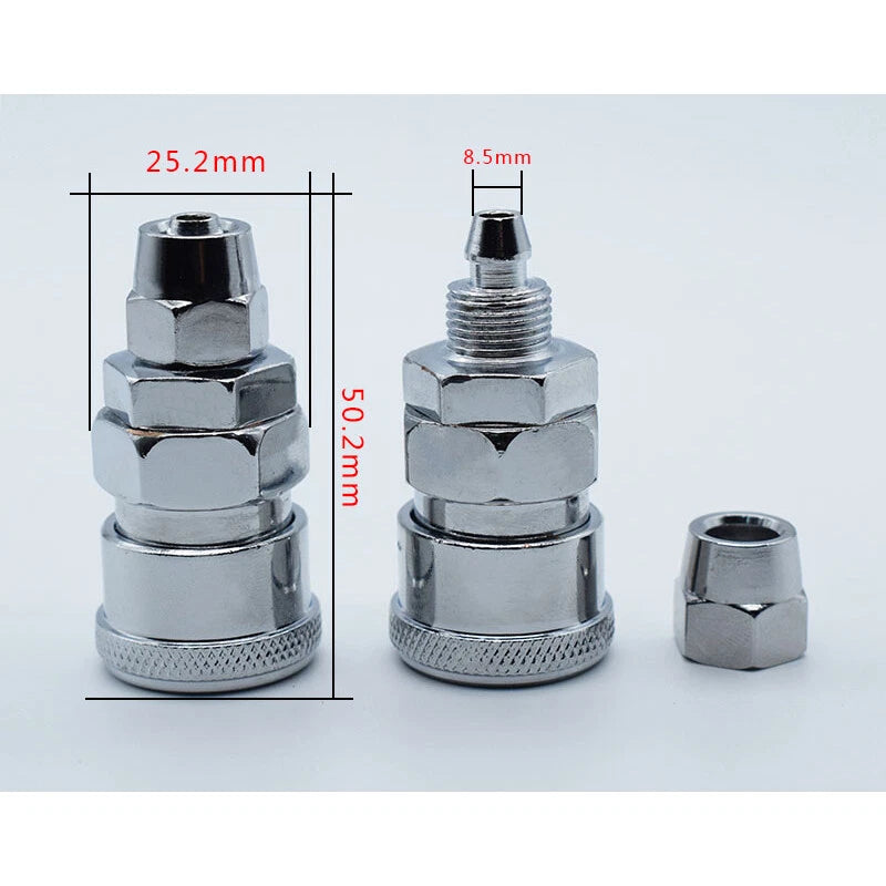 Air Line Hose Coupler Quick Release Female Male Fitting Connector Set Compressor