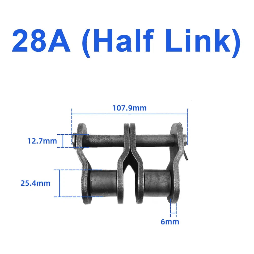 Double Roller Duplex Chain Offset Connecting Link Full/Half Link 06B 08B 10A-32A