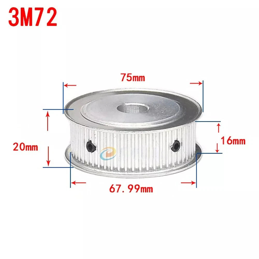 HTD 3M Timing Belt Pulley, for 15mm Wide, Bore 4-25mm, 12-120T, CNC, 3D Printer