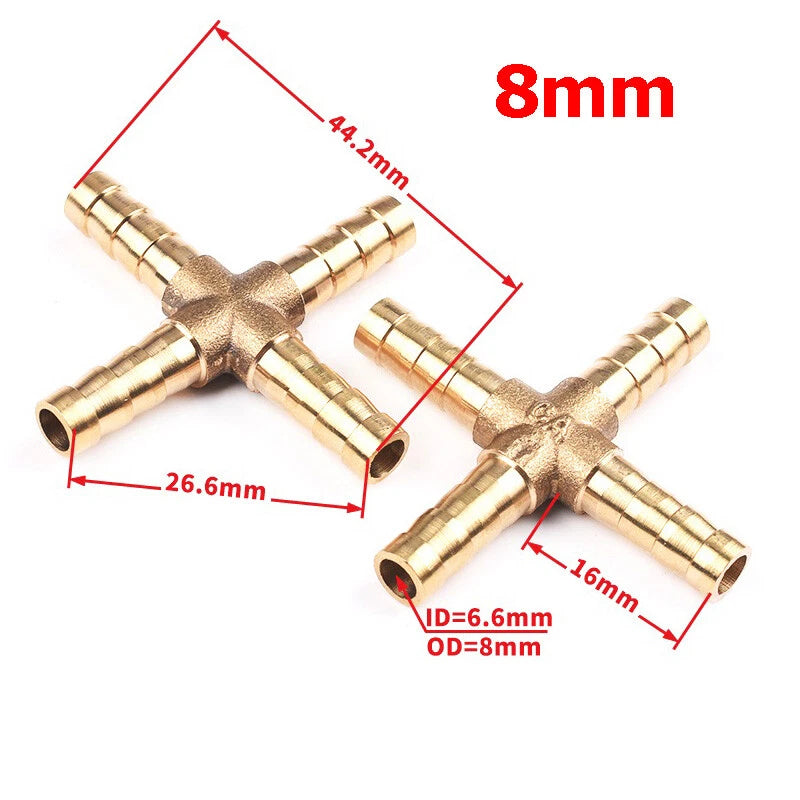 BSP Hose Barb Fittings — Y-Piece, T-Piece, Straight & Elbow Connectors