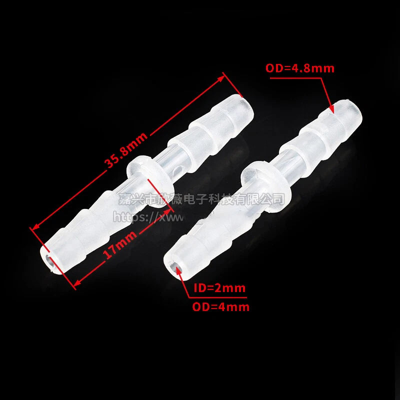 Plastic Hose Pipe Connector Reducing Fitting Plastic Barbed Fuel Water Vacuum