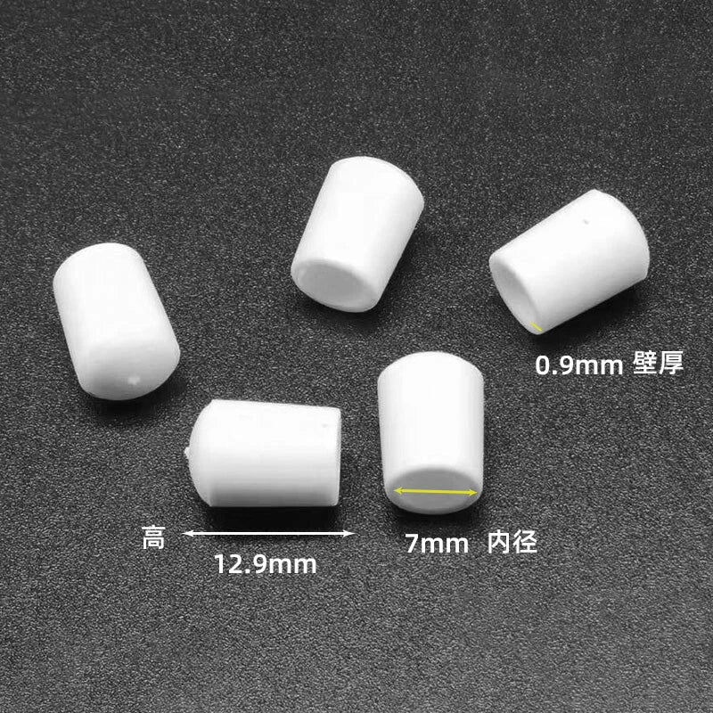 Goobetter Round PVC Rubber End Caps – 2.5mm to 19mm (Black, White, Transparent)
