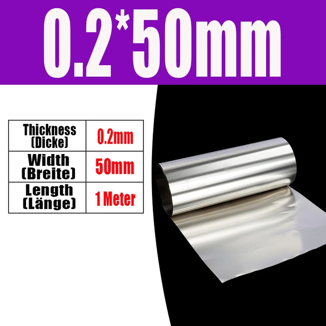 304 stainless Metal Sheet Foil Plate Strip Thickness 0.01mm-2mm Model Making DIY