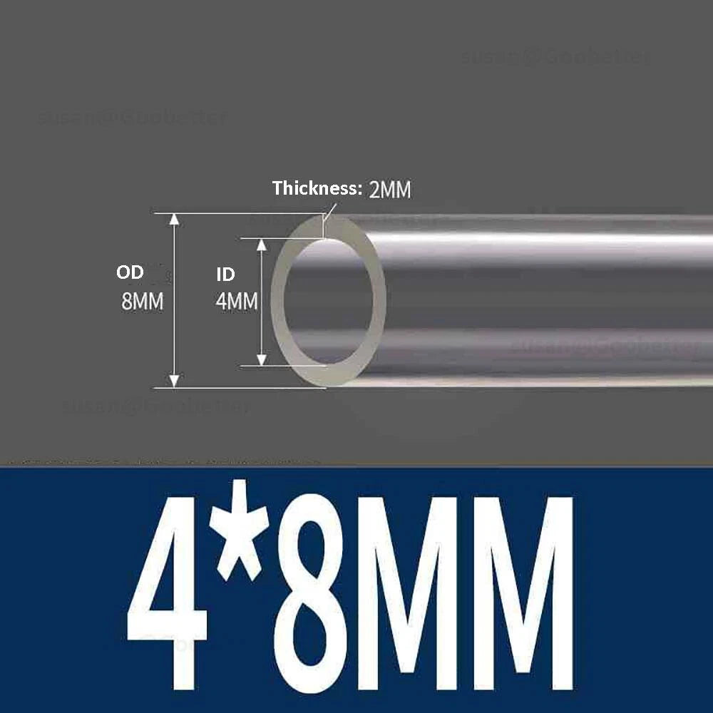 Clear Flexible PVC Tubing — Plastic Hose for Air, Water, Aquarium & Pond