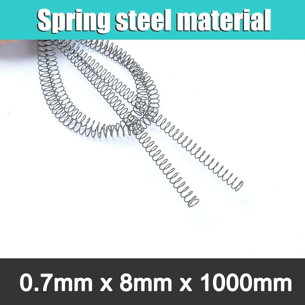 1000mm length Spring Stee Wire 0.3mm-6mm ,OD 6mm-60mm Compression Spring 1 Meter