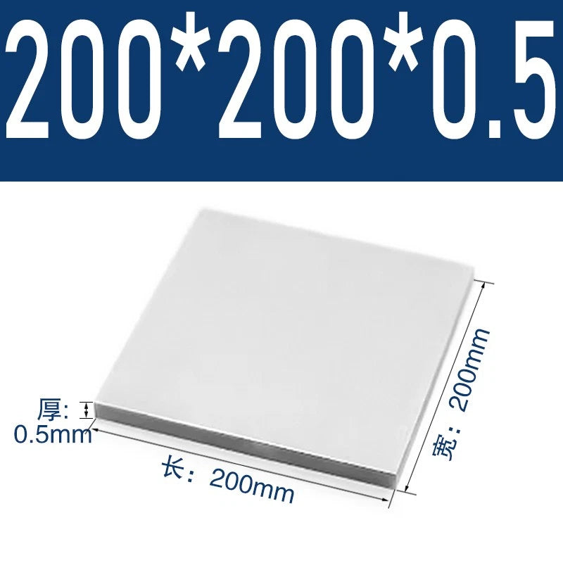 304 Stainless Steel Sheet Plate 0.3mm 0.5mm 0.8mm 1mm 2mm 3mm 4mm 5mm Thick