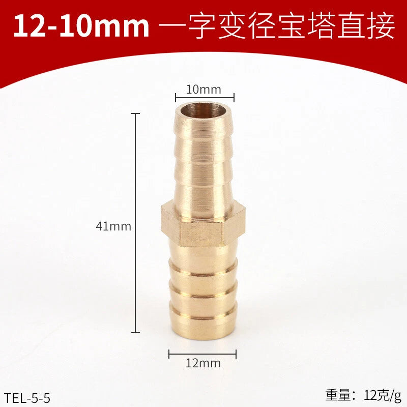 Brass Reducing Hose Fittings – Straight, L, T & Y Connectors for Gas & Air Tube
